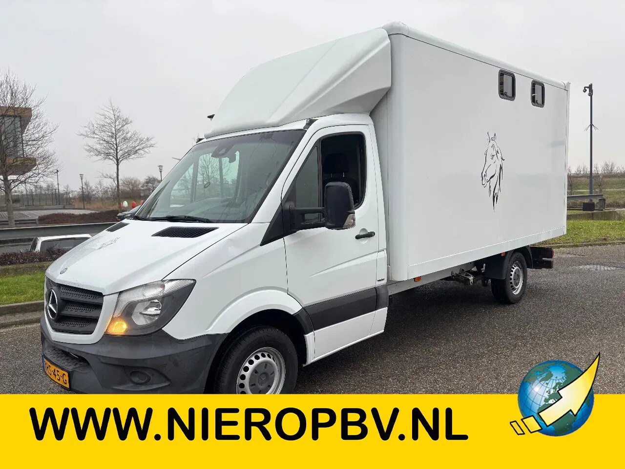 Mercedes-Benz Sprinter - 316CDI Paardenwagen/schapen pony's/ en klein vee /Veewagen Airco Cruisecontrol Trekhaak - AutoWereld.nl
