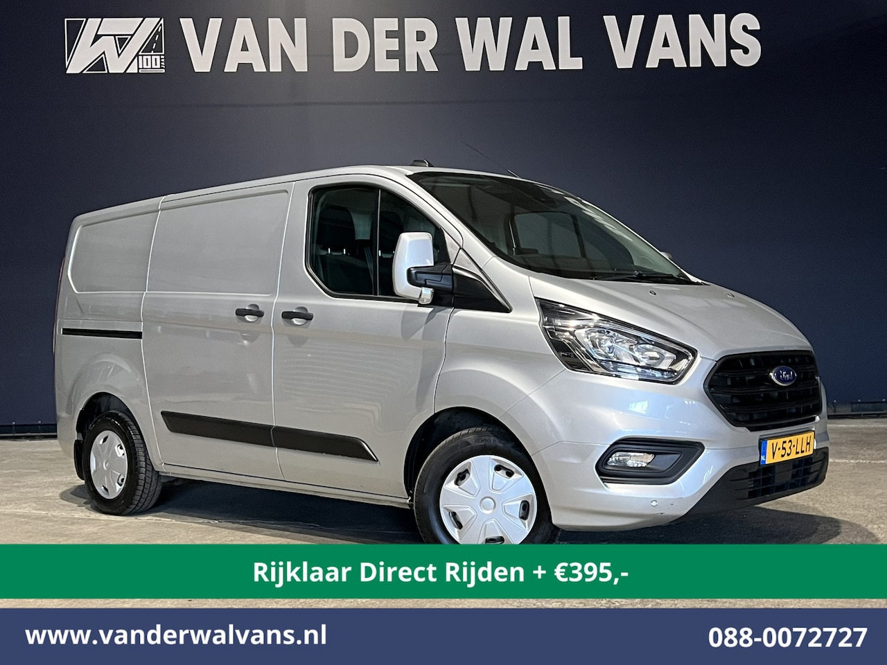 Ford Transit Custom - 2.0 TDCI 130pk L1H1 inrichting Euro6 *Rijklaar Direct Rijden* Airco | Camera | LED | Apple - AutoWereld.nl