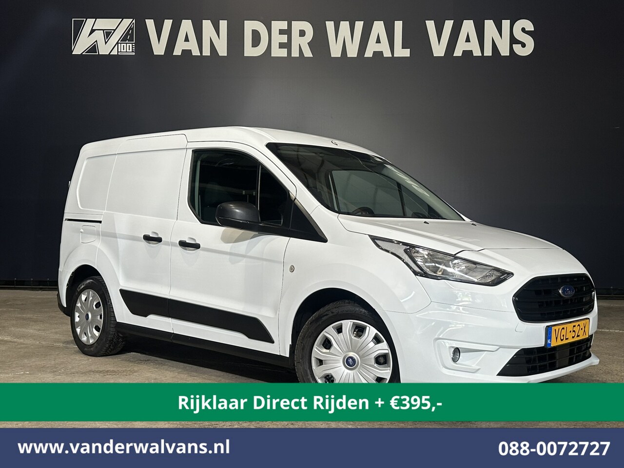 Ford Transit Connect - 1.5 EcoBlue 100pk L1H1 Euro6 *Rijklaar Direct Rijden* Airco | Camera | Navigatie | Android - AutoWereld.nl
