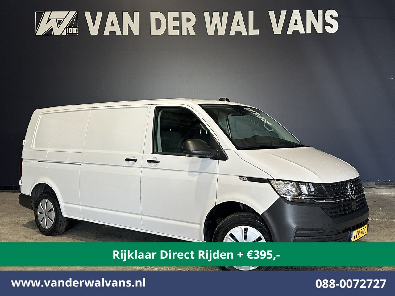 Volkswagen Transporter - 2.0 TDI L2H1 Euro6 *Rijklaar Direct Rijden* Airco | Navigatie | Apple Carplay | Android Au - AutoWereld.nl