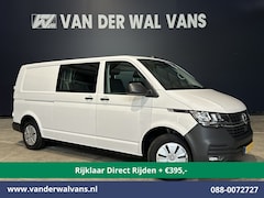 Volkswagen Transporter - 2.0 TDI L2H1 Dubbele Cabine Euro6 *Rijklaar Direct Rijden* Airco | 5-Zits | Navigatie | Tr