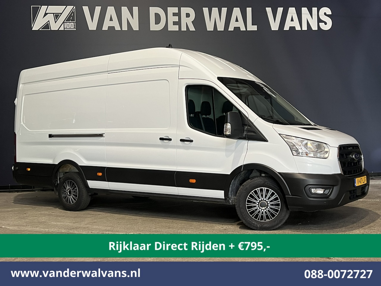 Ford Transit - 2.0 TDCI 131pk L4H3 Jumbo Euro6 *Rijklaar Direct Rijden* Airco | Camera | Navigatie | Appl - AutoWereld.nl