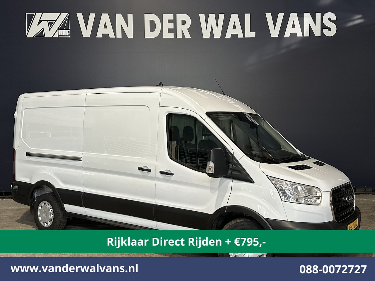 Ford Transit - 2.0 TDCI 130pk L3H2 Euro6 *Rijklaar Direct Rijden* Airco | Camera | Navigatie | Cruisecont - AutoWereld.nl