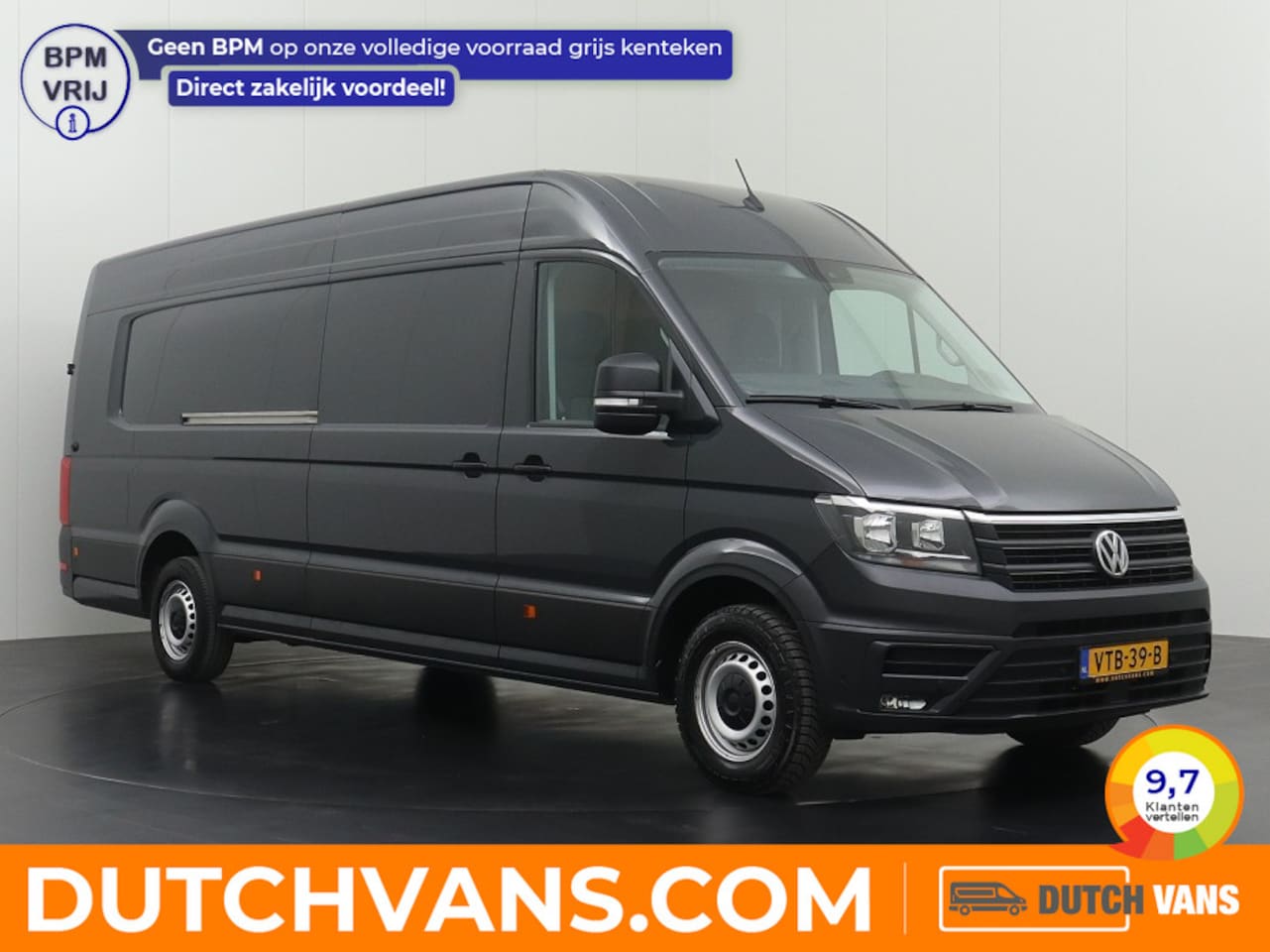Volkswagen Crafter - 2.0TDI 140PK DSG Automaat L5H3 Jumbo | Navigatie | Camera | Airco | Cruise | Betimmering - AutoWereld.nl
