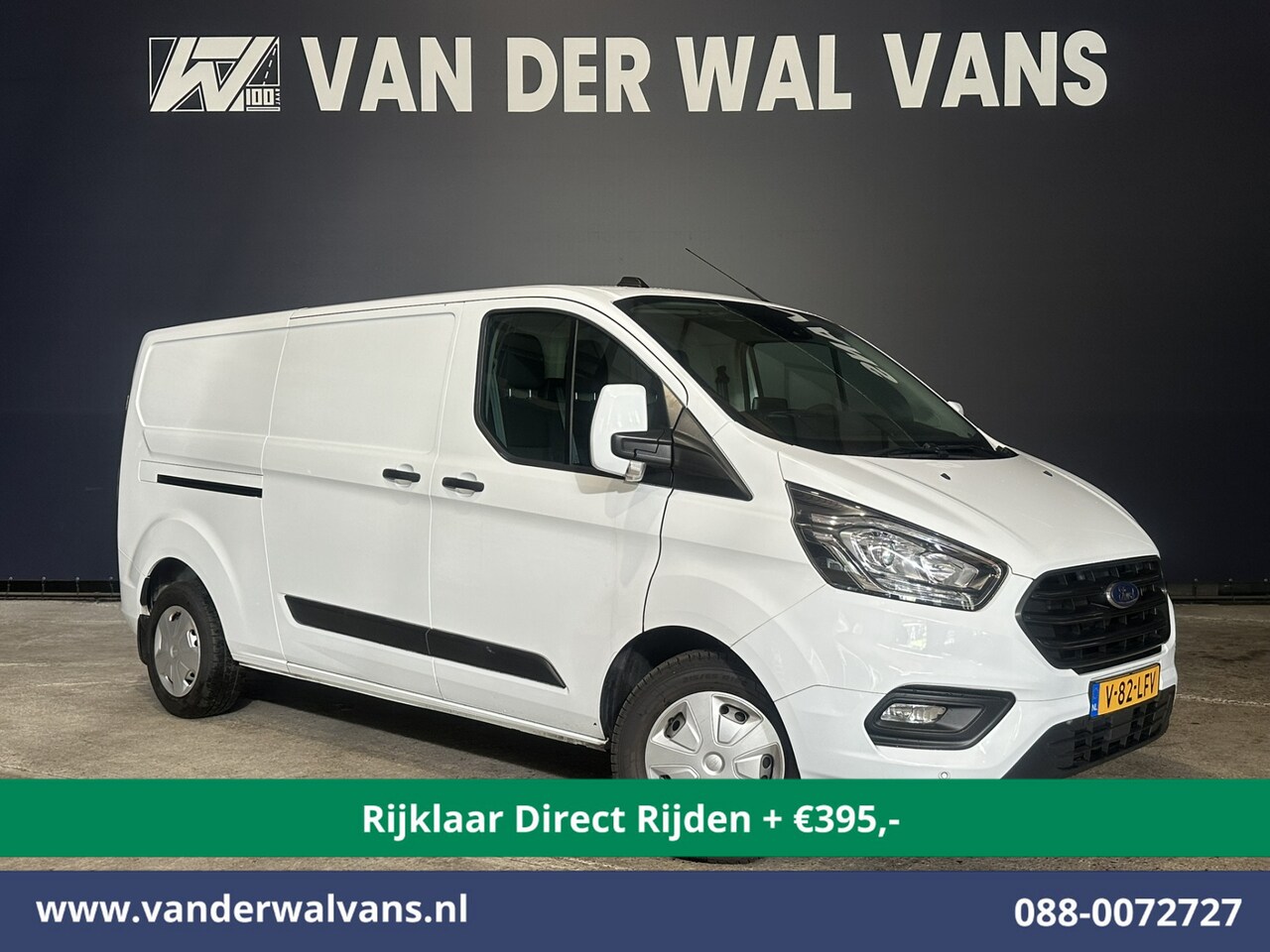 Ford Transit Custom - 2.0 TDCI 131pk Automaat L2H1 Euro6 *Rijklaar Direct Rijden* Airco | Camera | Navigatie | L - AutoWereld.nl