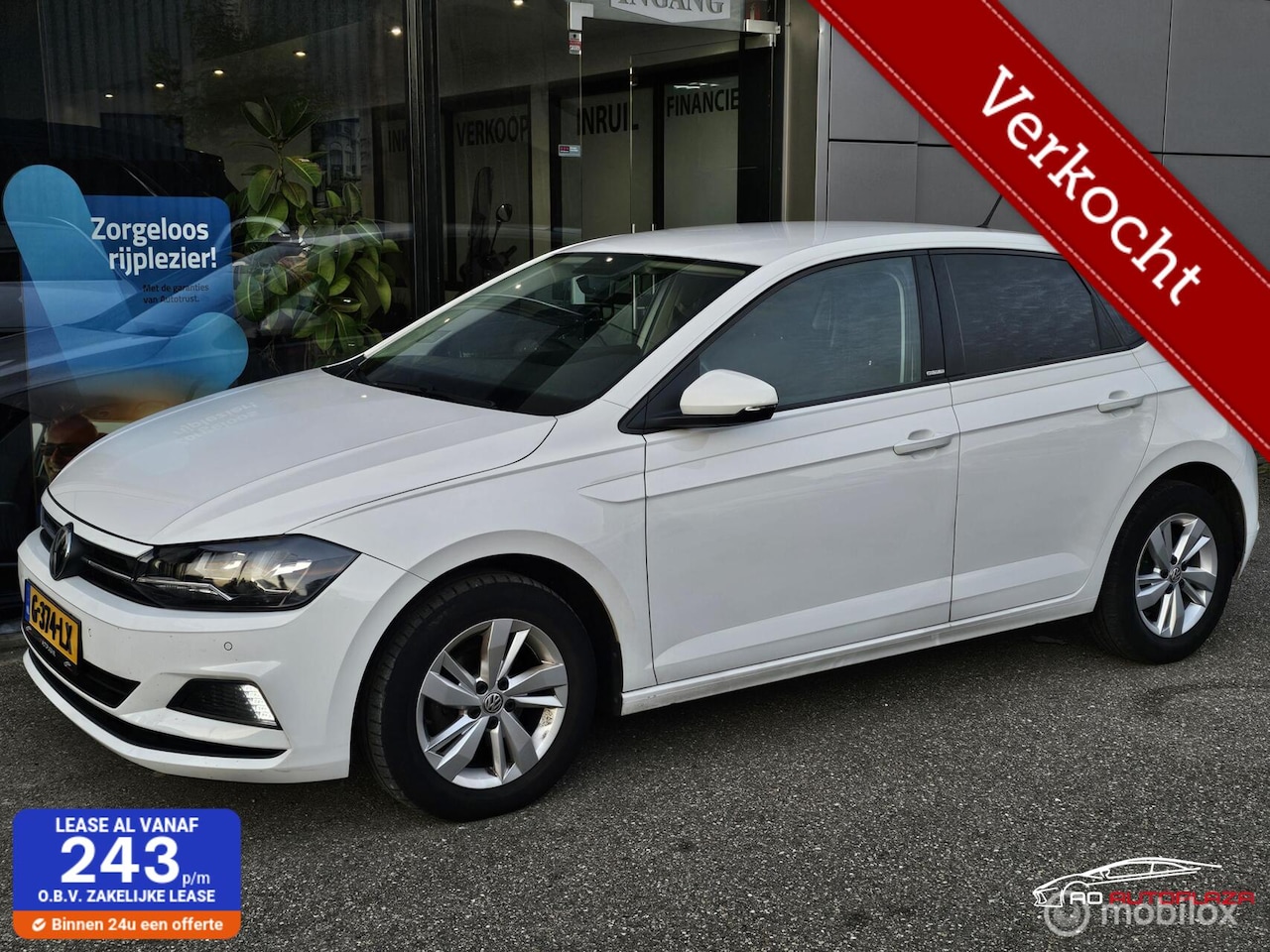Volkswagen Polo - 1.0 TSI Highline Apple carplay/ACC/Parkeersensoren - AutoWereld.nl
