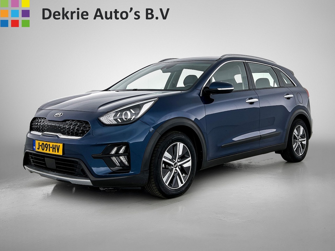 Kia Niro - 1.6 GDi Hybrid DynamicLine / Automaat / Navigatie / Leder / Airco-ecc./ Pdc+Camera / Lmv / - AutoWereld.nl