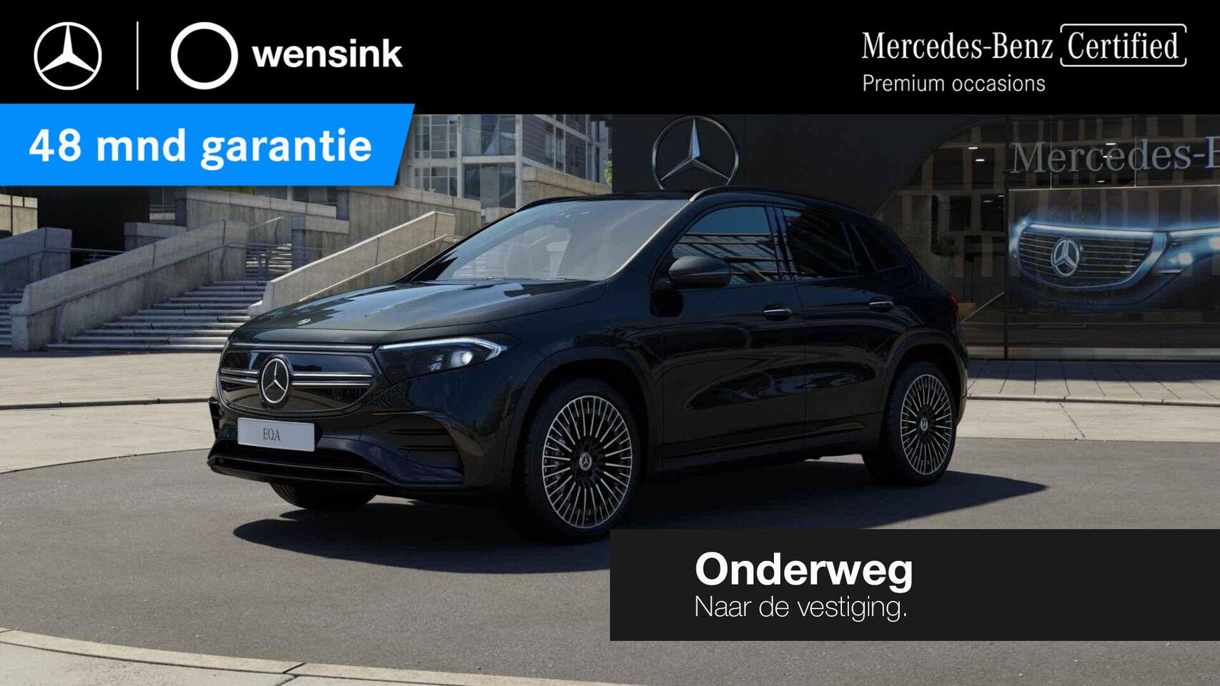Mercedes-Benz EQA - 250 AMG Line 67 kWh | Night | Panoramadak | 20" lichtmetalen velgen | Trekhaak | Distronic - AutoWereld.nl