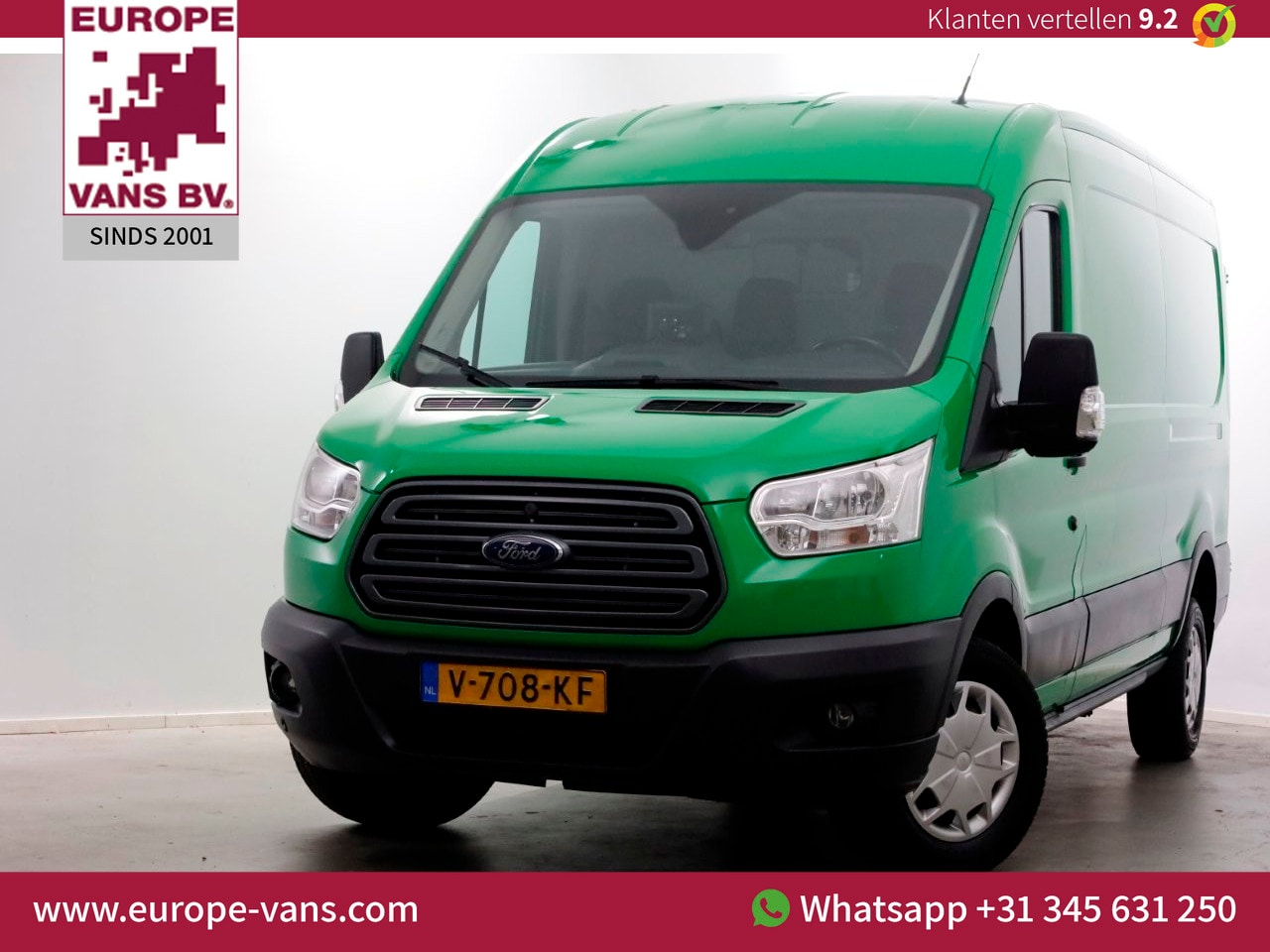 Ford Transit - 350 2.0 TDCI 130pk RWD L3H2 Trend Airco/Camera/Trekhaak 2800kg 11-2017 - AutoWereld.nl