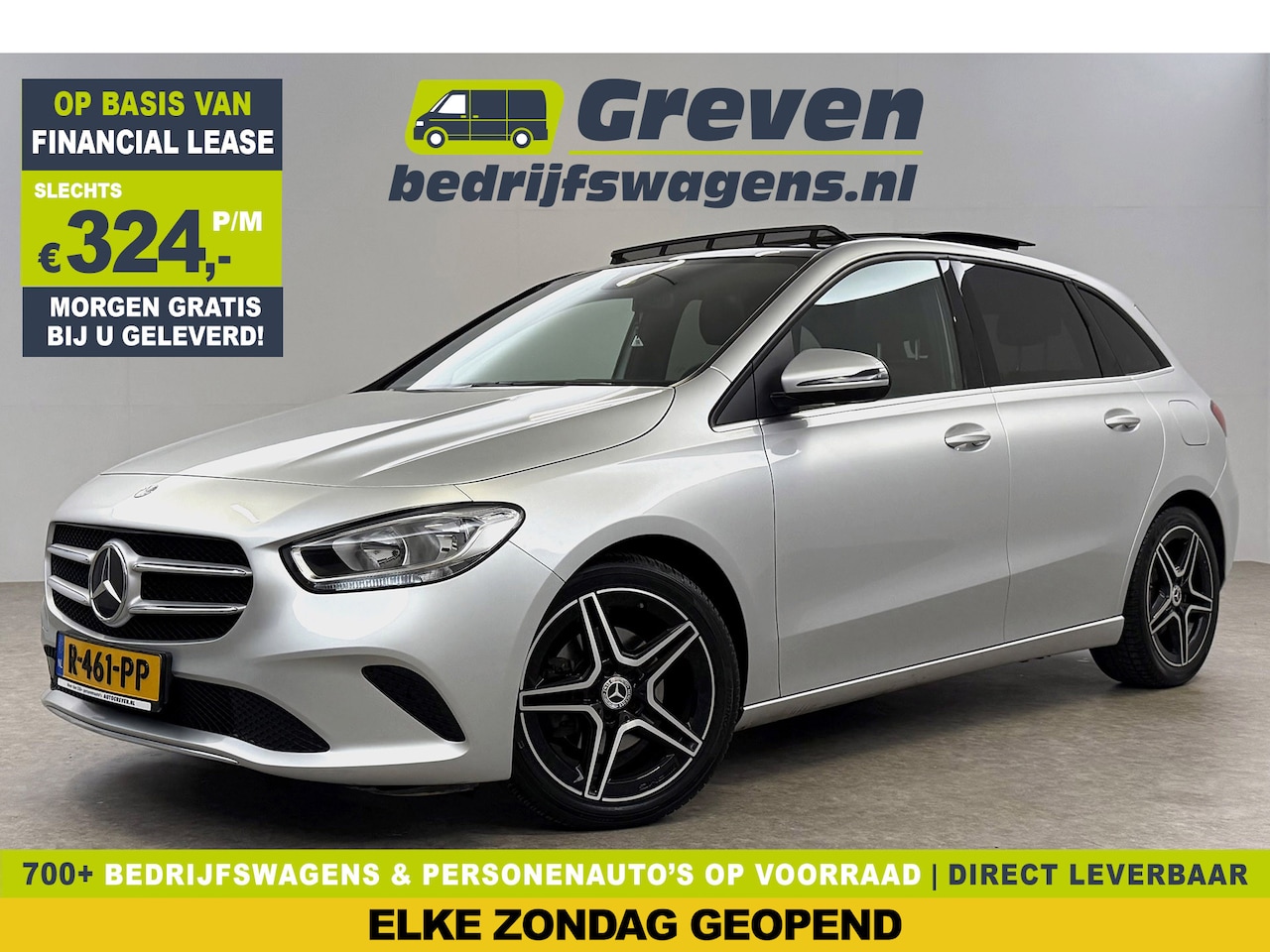 Mercedes-Benz B-klasse - 200 164PK Pano LED Virtual Camera Clima Cruise Stoelverwarming 18"LMV - AutoWereld.nl