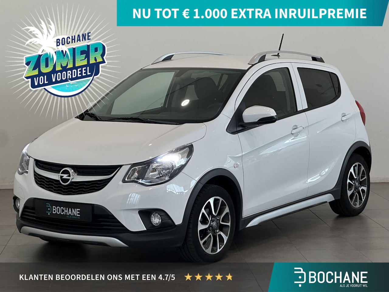 Opel Karl - 1.0 Rocks Online Edition | Navigatie | Airco | Cruise Control | Lichtmetalen velgen 15" | - AutoWereld.nl