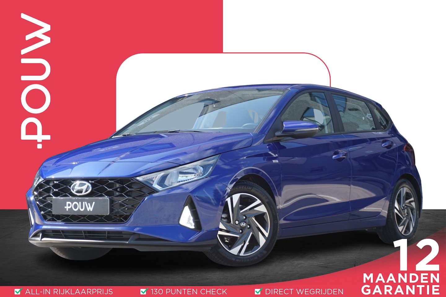 Hyundai i20 - 1.0 T-GDI 100pk Comfort Smart | Trekhaak | Apple Carplay / Android Auto | Navigatie | Acht - AutoWereld.nl