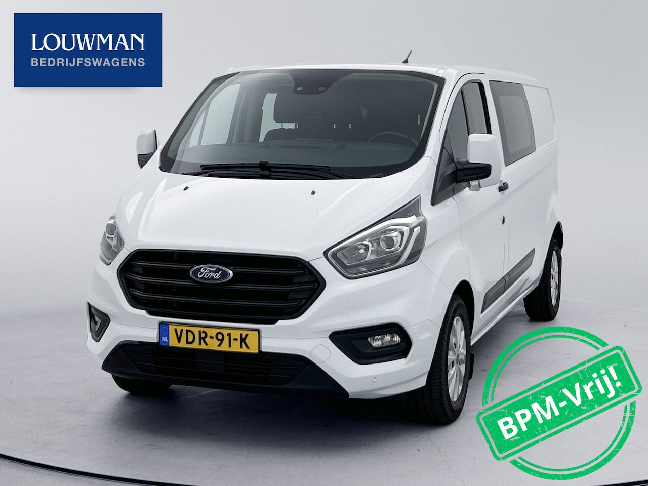Ford Transit Custom - 340 2.0 TDCI L2H1 170pk Dubbele Cabine Lichtmetaal Trekhaak 3400kg Achteruitrijcamera Crui - AutoWereld.nl