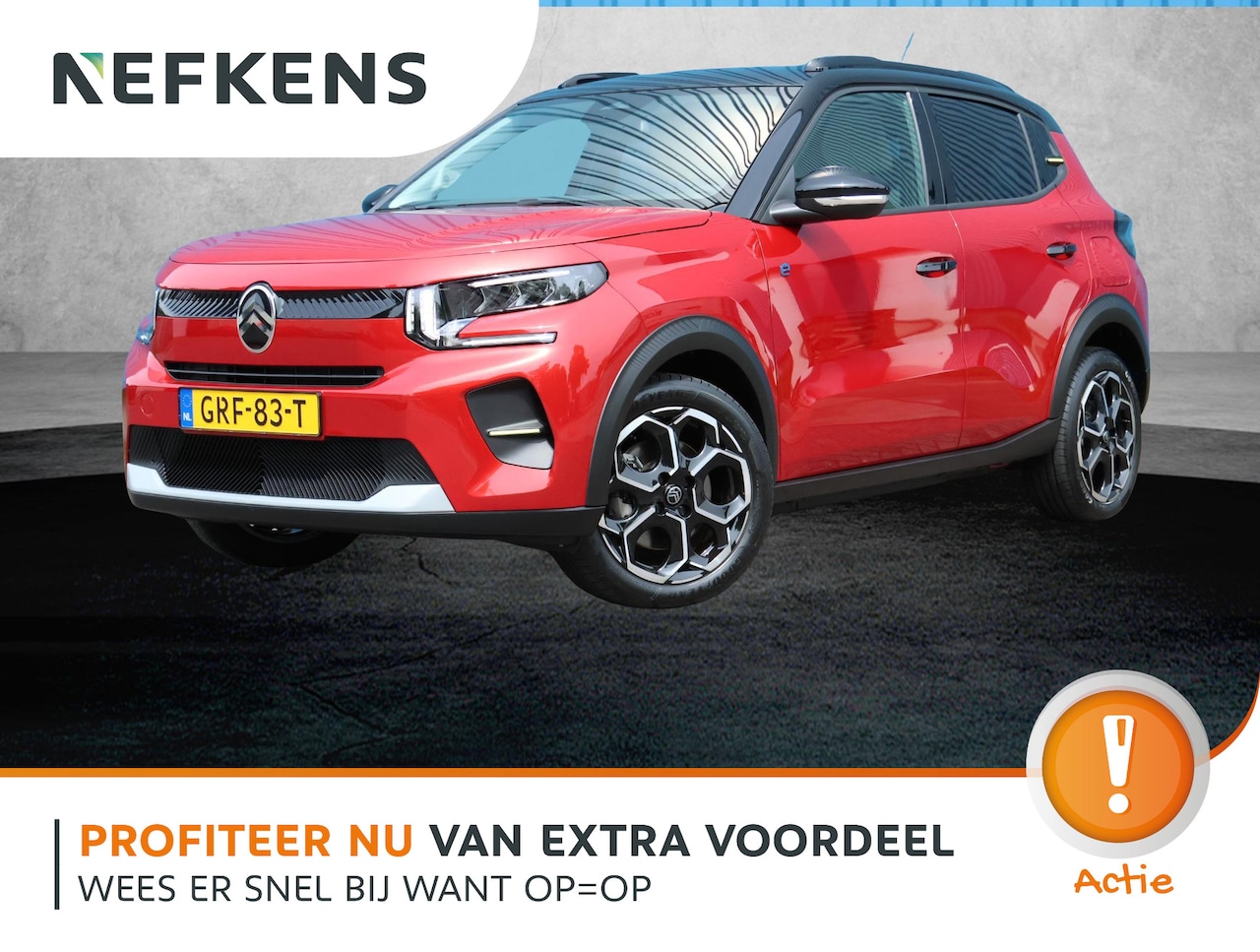 Citroën ë-C3 - Max 113PK 44 kWh | AppleCarplay/AndroidAuto | Elixer Red | Navigatie | 11KW Boordlader | C - AutoWereld.nl