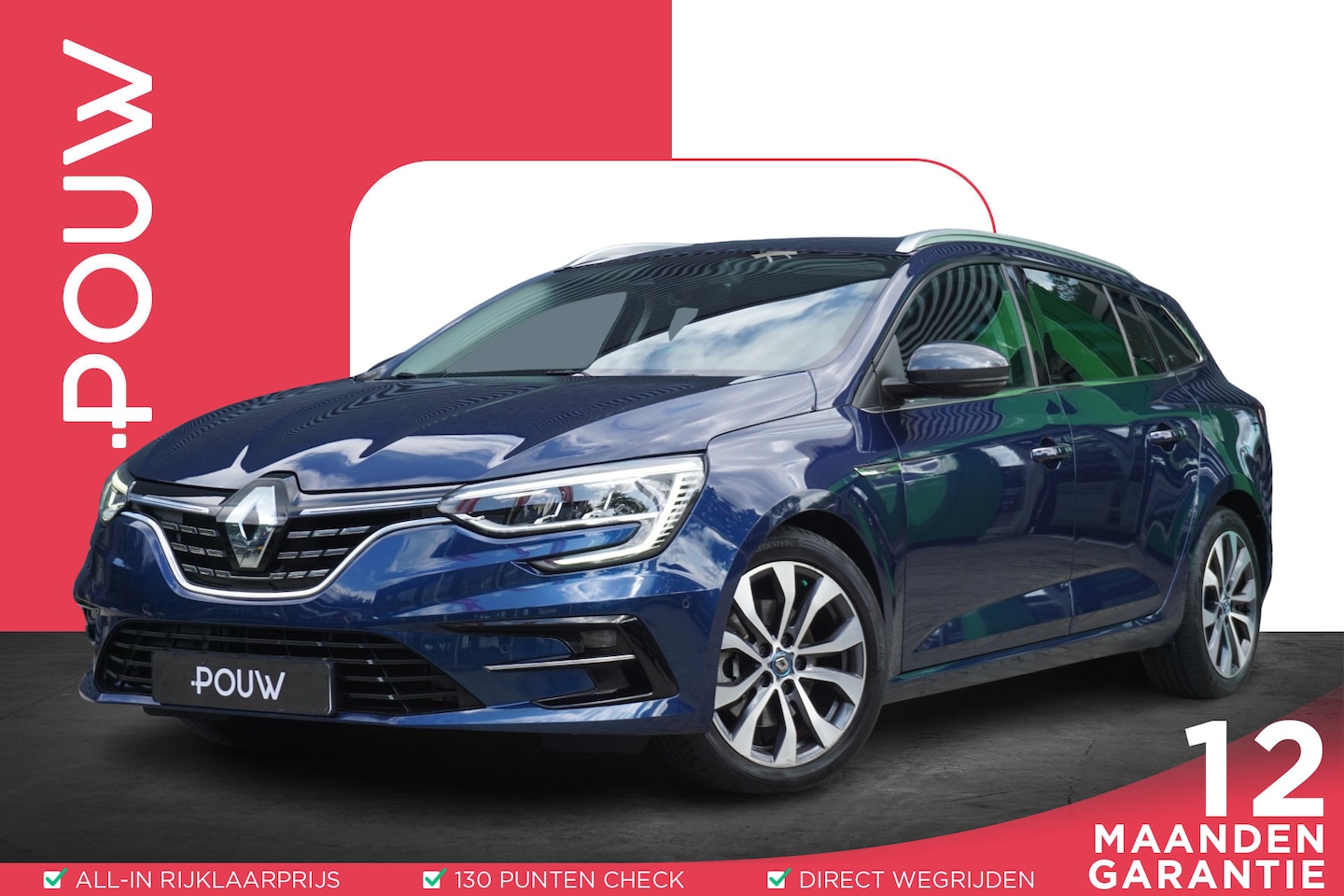Renault Mégane E-Tech - Estate 1.6 Plug-In Hybrid 160 Business Edition One | Trekhaak | Stuur/Stoelverwarming | Ma - AutoWereld.nl