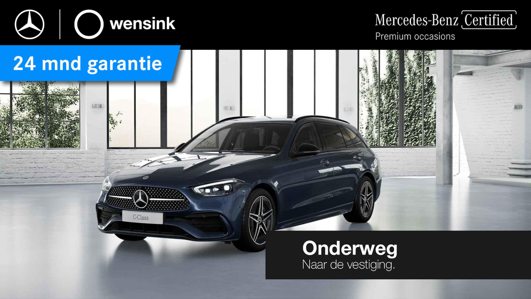 Mercedes-Benz C-klasse Estate - 300 e Business Solution AMG | Winter pakket | Burmester | Premium pakket | Trekhaak | - AutoWereld.nl