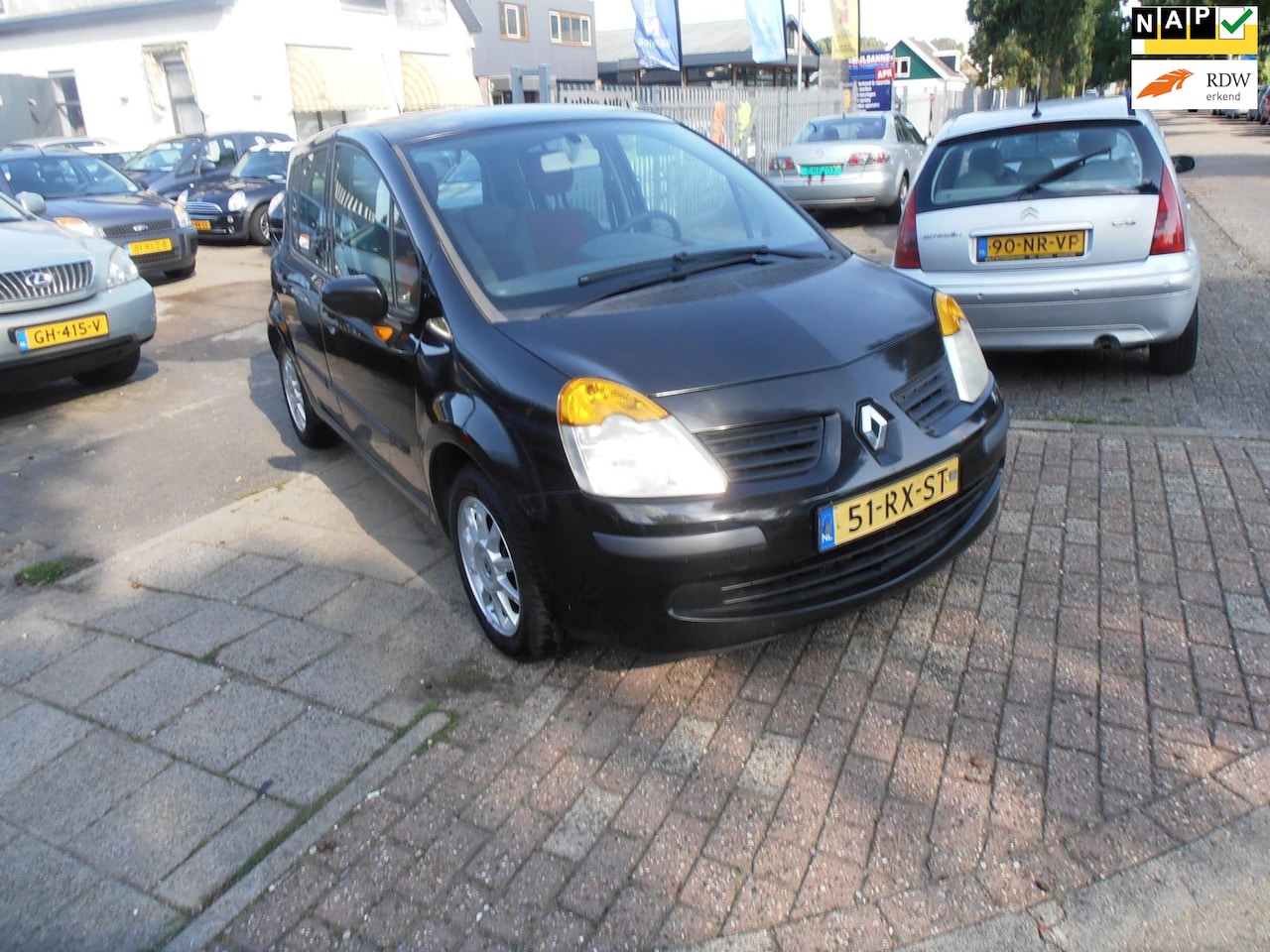 Renault Modus - 1.4-16V Expression Luxe st bekr airco elek pak nap apk - AutoWereld.nl
