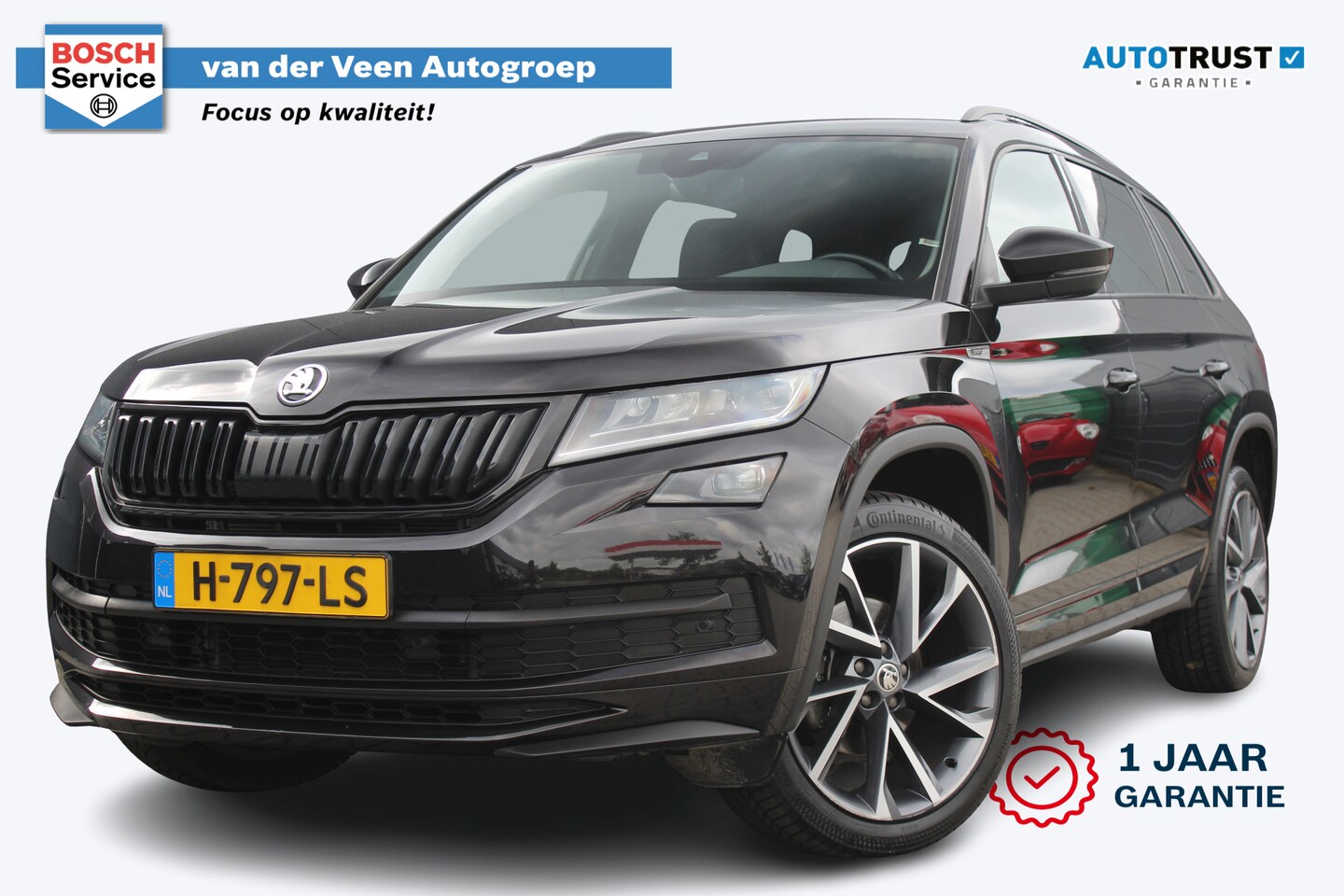 Skoda Kodiaq - 1.5 TSI Sportline Business | Incl. 12 maanden garantie | Sportstoelen | F1 flippers | Acht - AutoWereld.nl