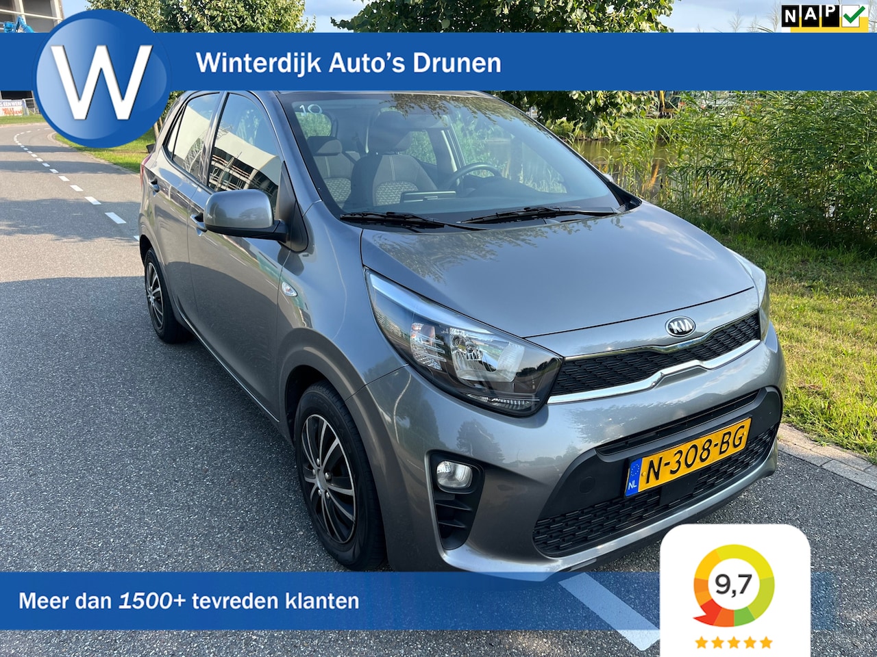 Kia Picanto - 1.0 DPi ComfortLine - Airco / Cruise / Garantie - AutoWereld.nl