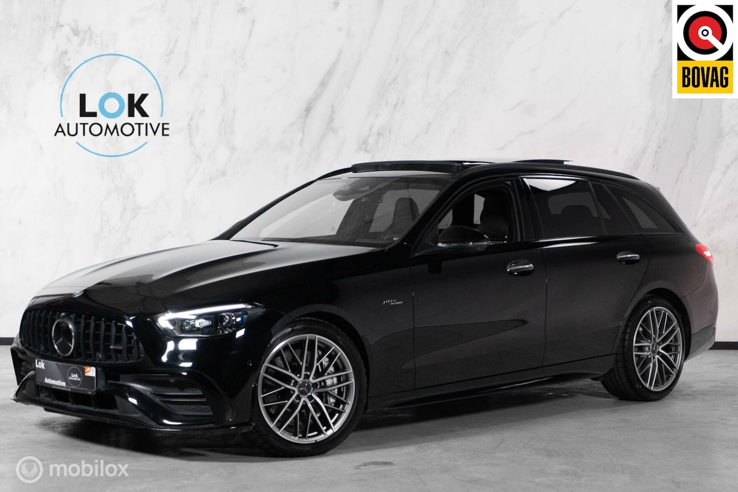 Mercedes-Benz C-klasse Estate - C43 AMG 4MATIC PANO|KUIP|360|BURM| - AutoWereld.nl