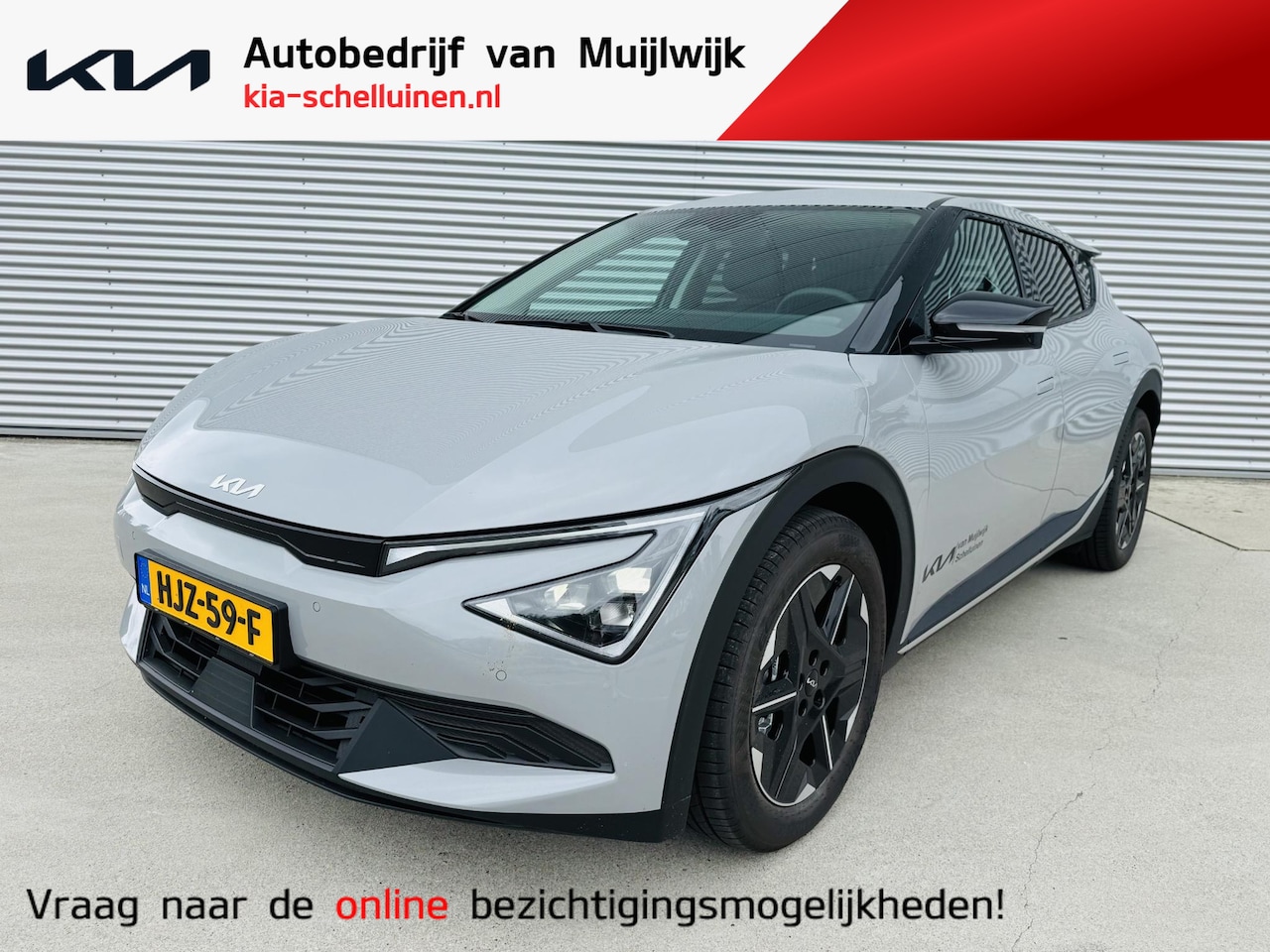 Kia EV6 - Light Edition 63 kWh Demo auto kmstand kan iets variëren! - AutoWereld.nl