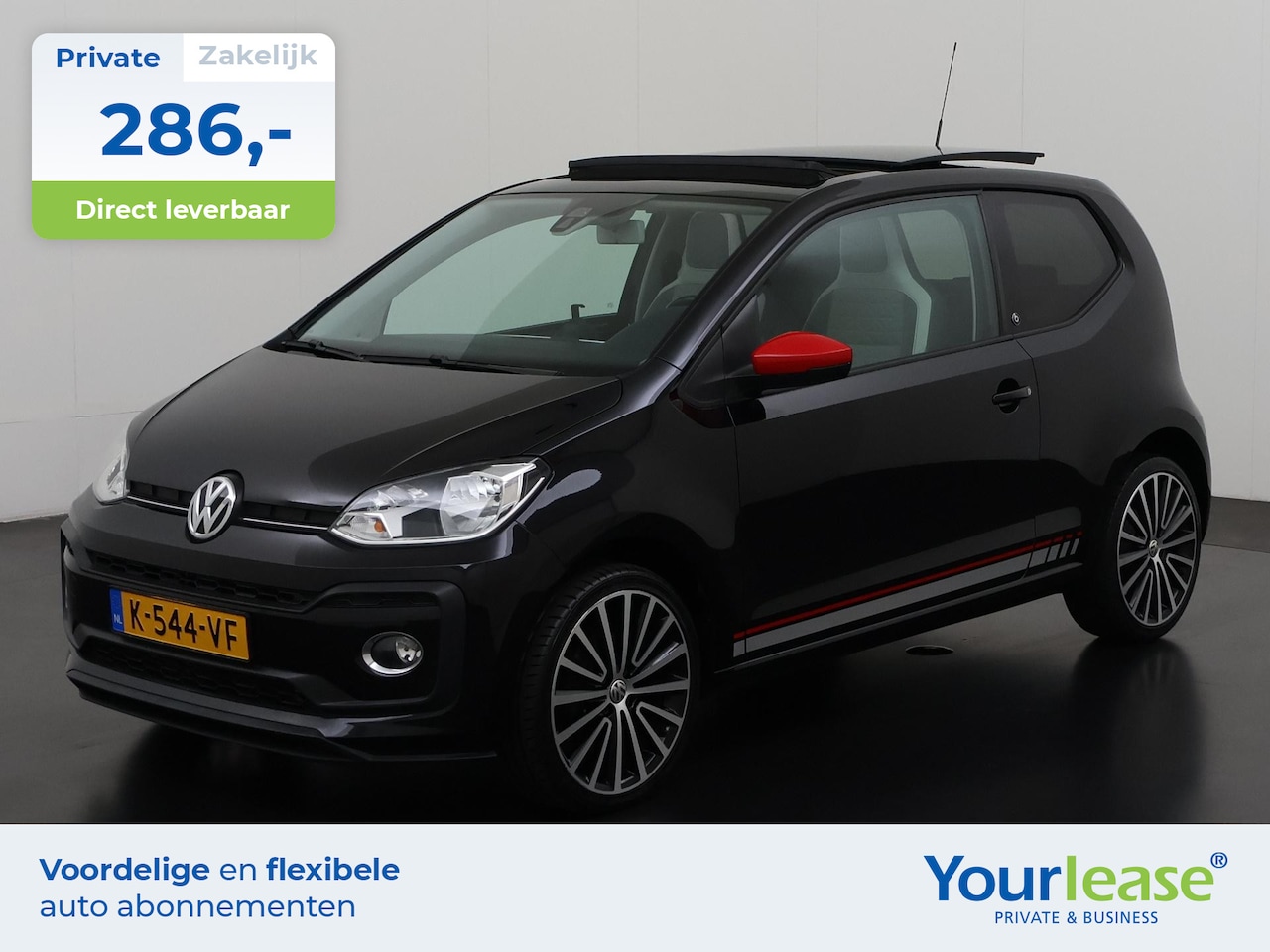 Volkswagen Up! - 1.0 TSI BMT high up! Beats Audio | All-in 286,- Private Lease | Zondag Open! - AutoWereld.nl