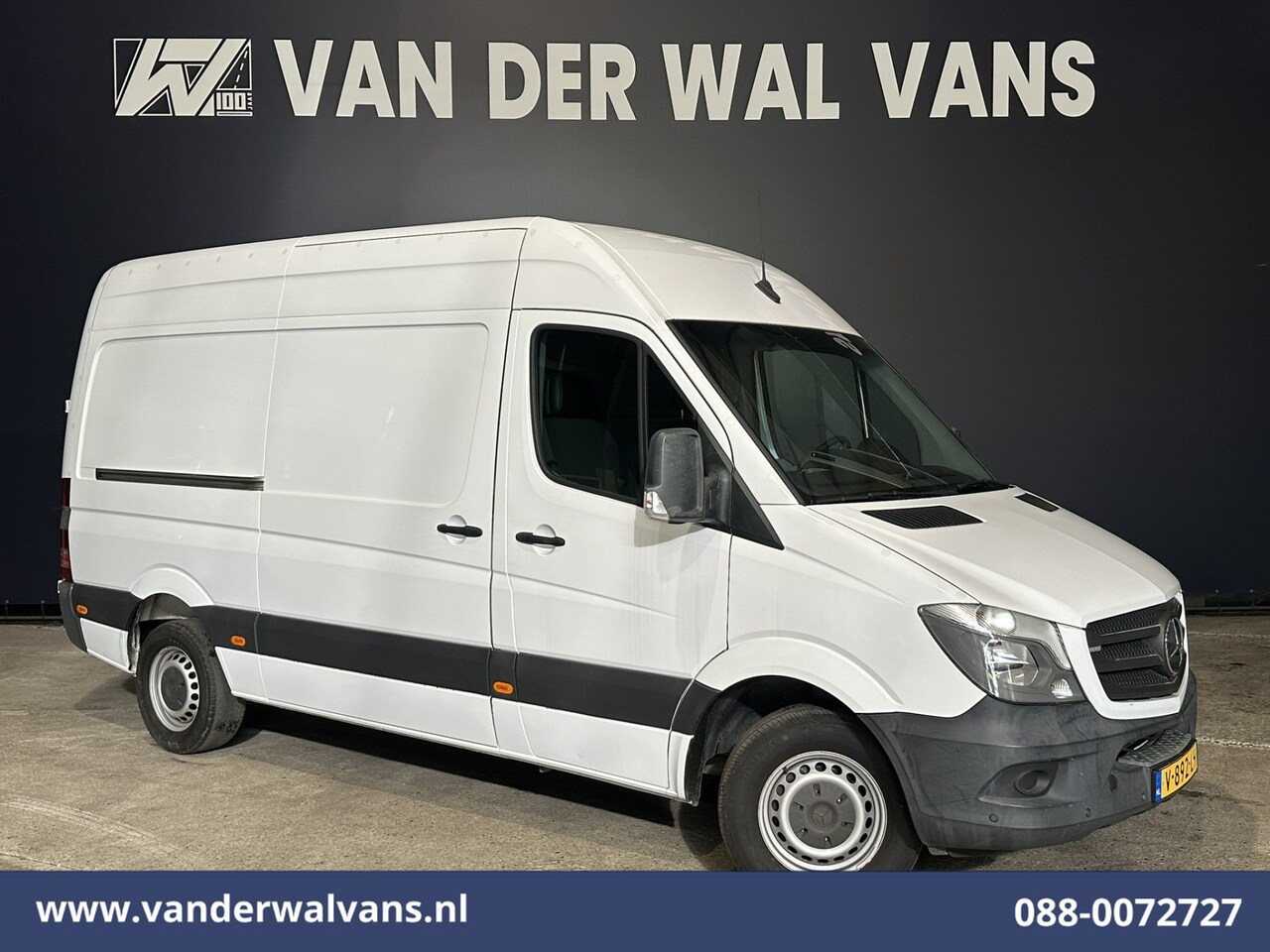 Mercedes-Benz Sprinter - 316 CDI 164pk L2H2 Euro6 # Airco | 2800kg Trekhaak | Cruisecontrol | Parkeersensoren bluet - AutoWereld.nl