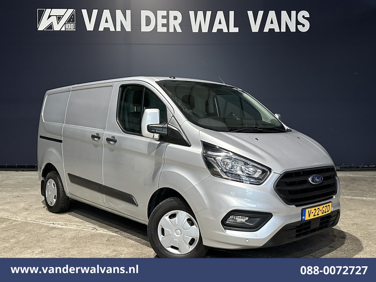 Ford Transit Custom - 2.0 TDCI L1H1 Euro6 Airco | Navigatie | Cruisecontrol | Parkeersensoren | LED | Stoelverwa - AutoWereld.nl