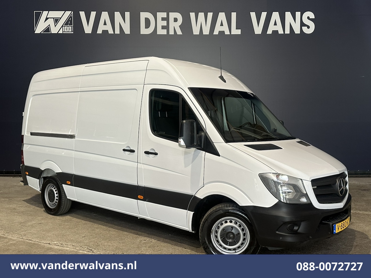 Mercedes-Benz Sprinter - 316 CDI 164pk L2H2 Euro6 Airco | 2800kg trekhaak | Cruisecontrol Parkeersensoren - AutoWereld.nl