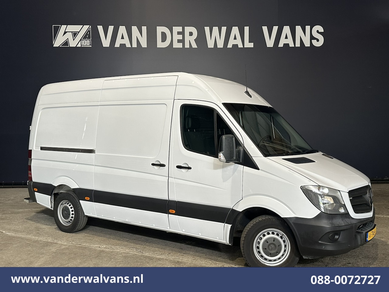 Mercedes-Benz Sprinter - 316 CDI 163pk L2H2 Euro6 Airco | Cruisecontrol | 2800kg Trekhaak Parkeersensoren - AutoWereld.nl