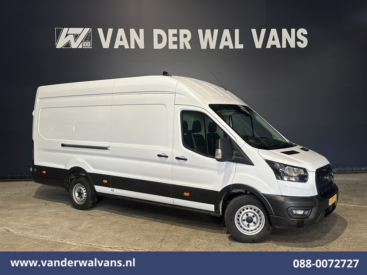 Ford Transit - 2.0 TDCI 131pk L4H3 Jumbo Euro6 Airco | Camera | Navigatie | Cruisecontrol | Parkeersensor - AutoWereld.nl