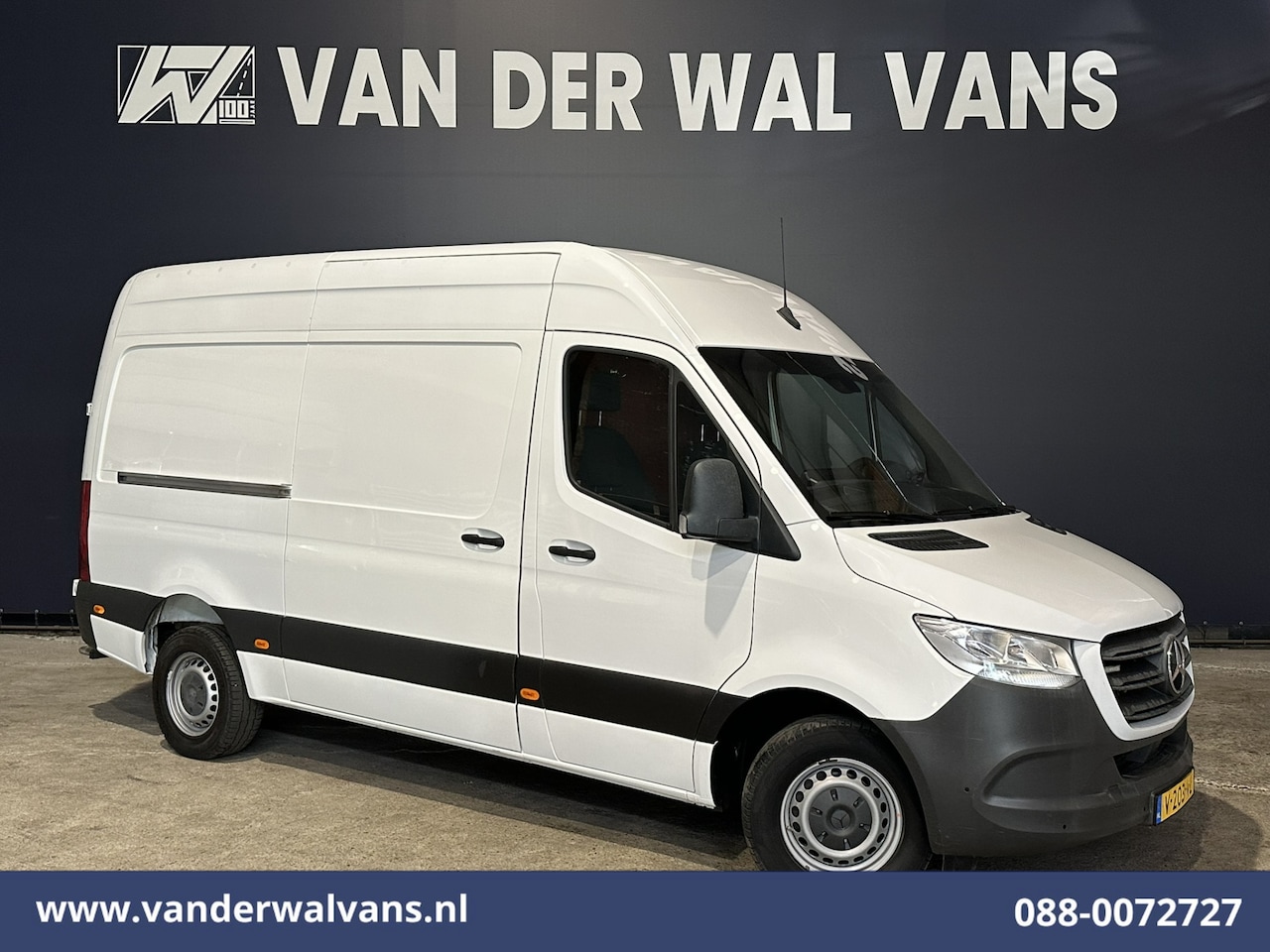 Mercedes-Benz Sprinter - 316 CDI 163 pk 3500kg Trekhaak L2H2 Euro6 Airco | Camera | Apple Carplay Android Auto, Cru - AutoWereld.nl