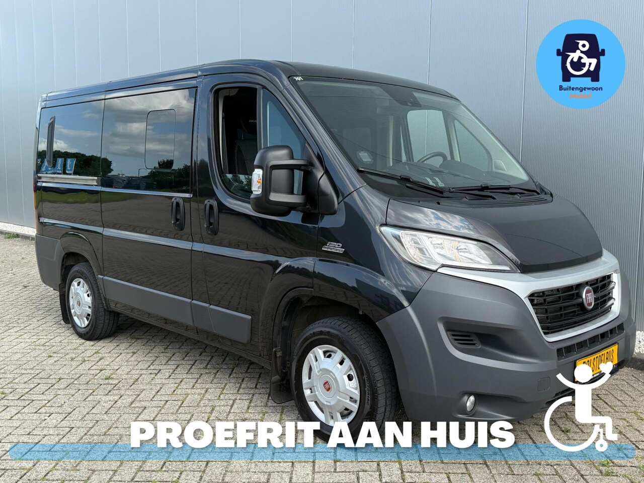 Fiat Ducato - 2.3 Rolstoelbus Zelfrijder | Meerijder (Airco) Automaat - AutoWereld.nl