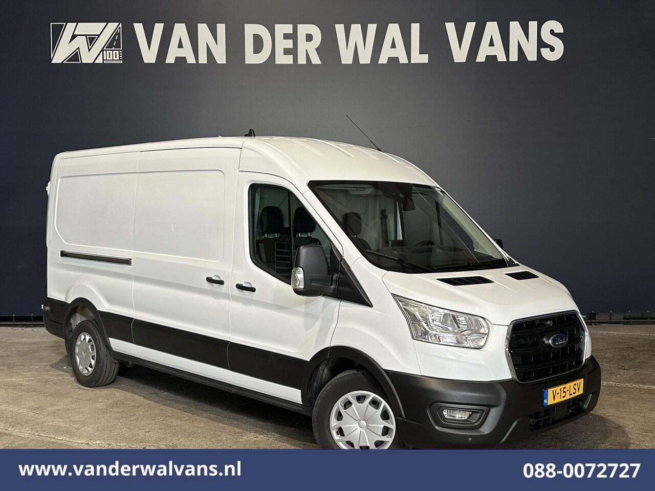 Ford Transit - 2.0 TDCI 131pk L3H2 Euro6 Airco | Camera | Navigatie | Apple Carplay | Stoelverwarming Cru - AutoWereld.nl
