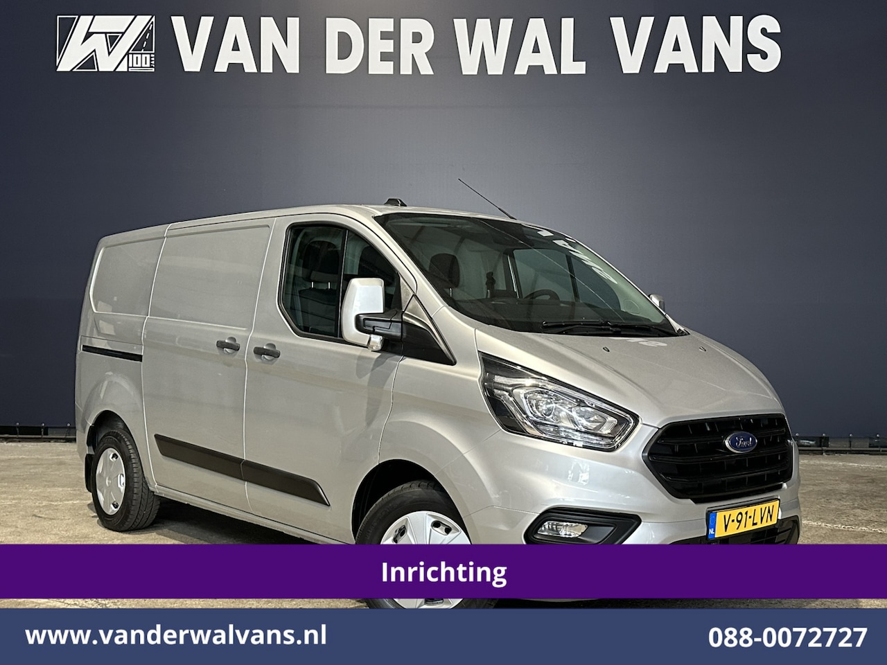 Ford Transit Custom - 2.0 TDCI 131pk L1H1 Inrichting Euro6 Airco | Camera | Navigatie | LED | Apple Carplay Crui - AutoWereld.nl