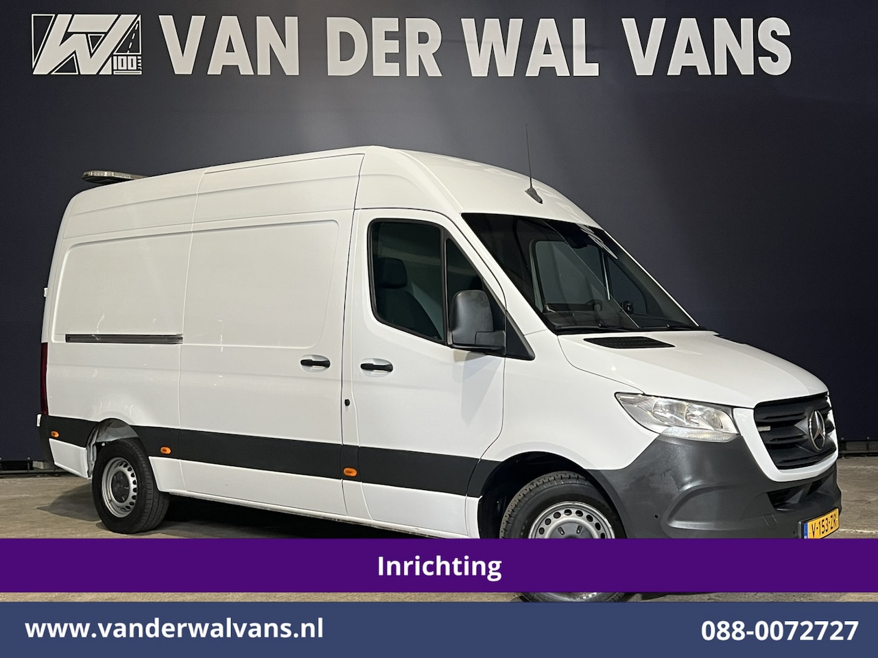 Mercedes-Benz Sprinter - 316 CDI 164pk 3500kg Trekhaak L2H2 Inrichting Euro6 Airco | Omvormer | Camera | Cruisecont - AutoWereld.nl
