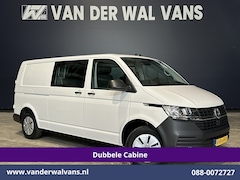 Volkswagen Transporter - 2.0 TDI L2H1 Dubbele Cabine Euro6 Airco | 5-Zits | Navigatie | Trekhaak | Apple Carplay An