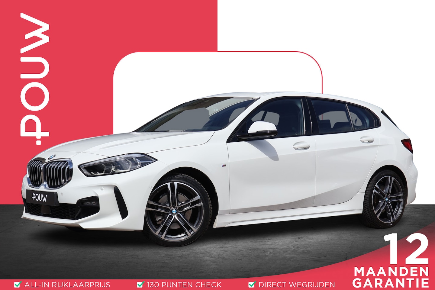 BMW 1-serie - 118i 136pk AUT High Executive | Panoramadak | Navigatie | Cruise Control | PDC | Apple Car - AutoWereld.nl