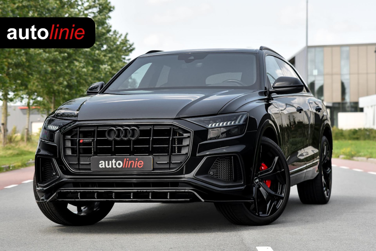 Audi Q8 - 55 TFSI e quattro 3x S-Line. RS stoelen, Softcl, Luchtv, B&O, Trekh, Matrix, Sfeer, 23'', - AutoWereld.nl