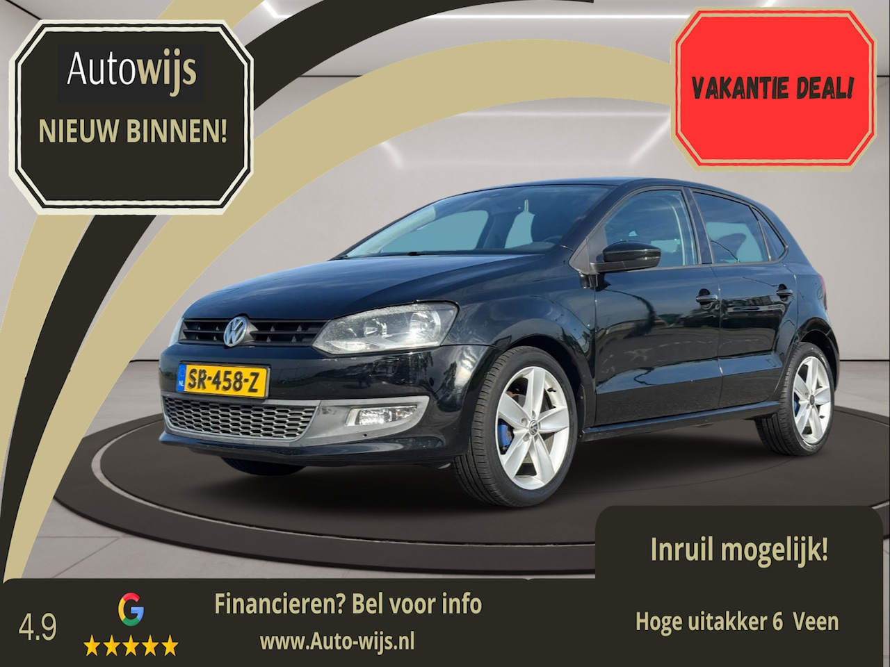 Volkswagen Polo - 1.2-12V|69PK|5-DEU|Navi|LM-Velg|Stoelverw - AutoWereld.nl