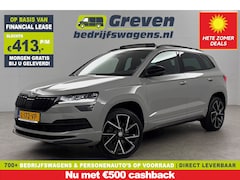 Skoda Karoq - 1.5 TSI ACT 150PK Sportline Pano Sfeer Carplay Virtual Camera LED Clima Cruise Navi PDC 19