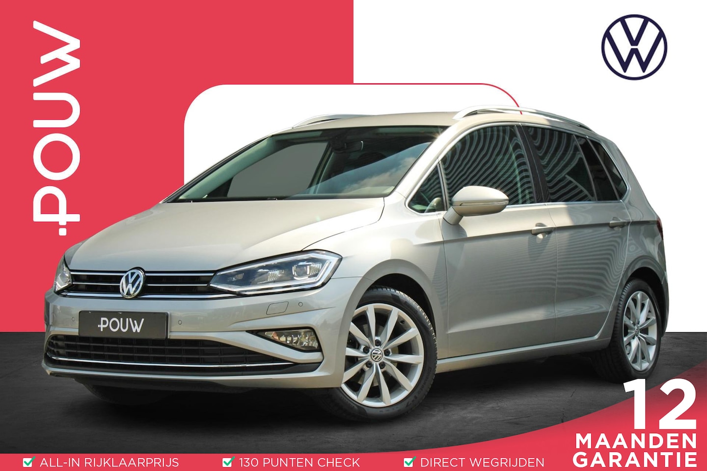 Volkswagen Golf Sportsvan - 1.5 TSI 150pk DSG Highline | Stoelverwarming | Navigatie | Ergo-Active Bestuurdersstoel - AutoWereld.nl