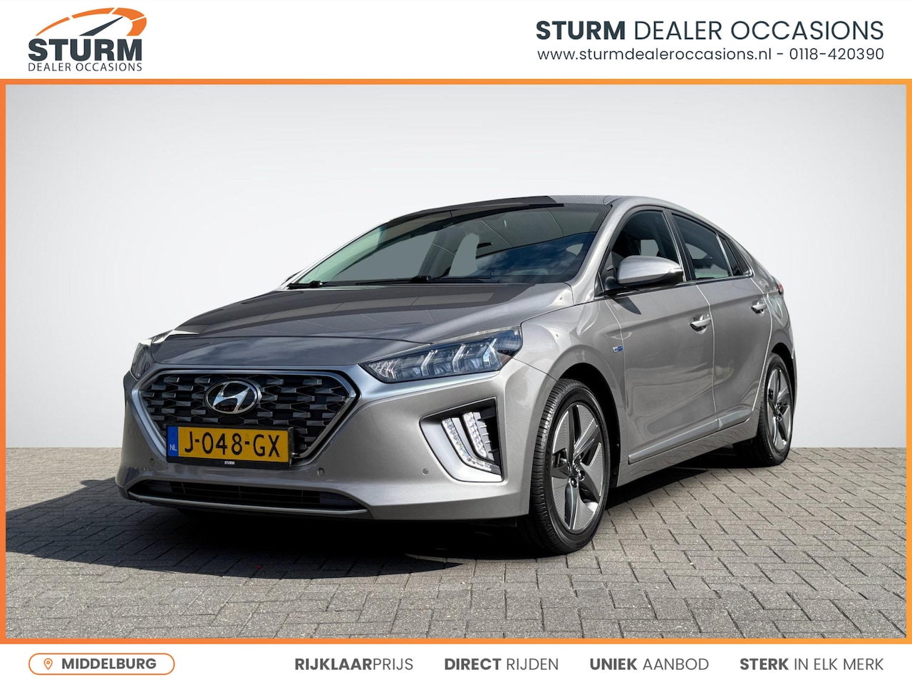 Hyundai IONIQ - 1.6 GDi Comfort - Plus | Navigatie | Camera | Apple Carplay/Android Auto | Adapt. Cruise C - AutoWereld.nl