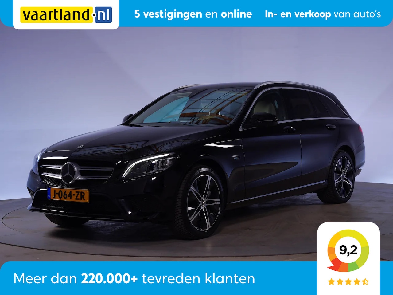 Mercedes-Benz C-klasse - 300 e Business Solution Luxury Aut. [ Adapt.cruise Leder Digi-dash Camera ] - AutoWereld.nl