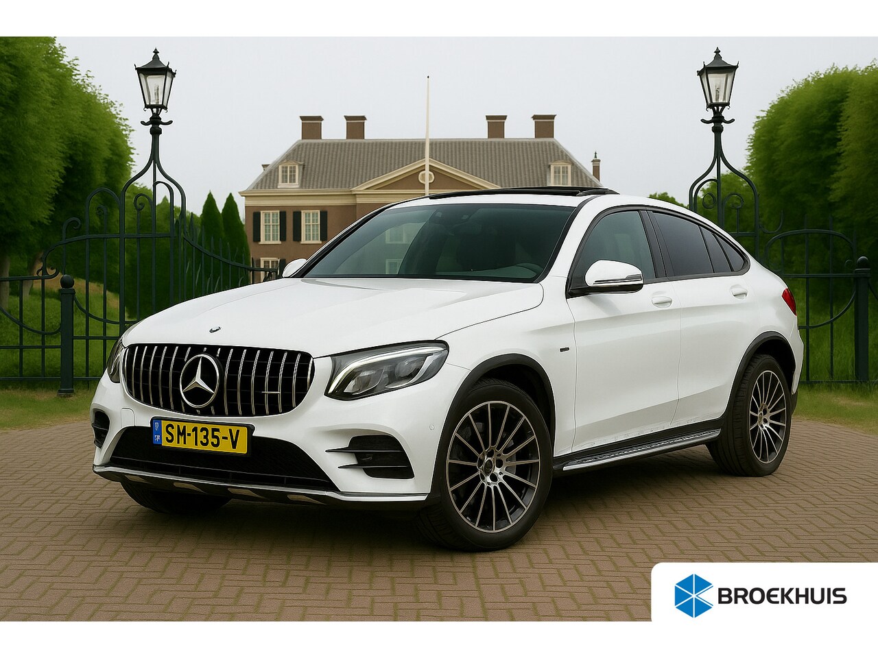 Mercedes-Benz GLC-klasse Coupé - 350e Business | NL-AUTO! | 1 EIGENAAR | LEDER | DODE HOEK | ADAPTIVE CRUISE | CAMERA | ELE - AutoWereld.nl