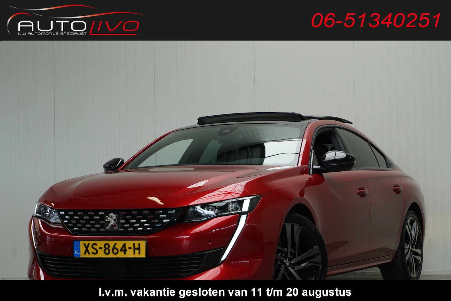 Peugeot 508 - 1.6 PureTech First Edition 225 PK! FULL OPTIONS! NL AUTO! - AutoWereld.nl