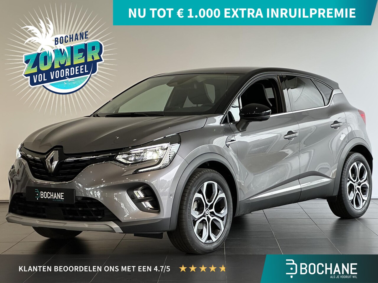 Renault Captur - 1.3 mild hybrid 160 techno | AUTOMAAT | NAVIGATIE | RONDOM ZICHT CAMERA | - AutoWereld.nl