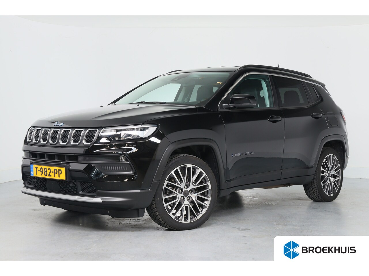 Jeep Compass - 4xe 240 Plug-in Hybrid Electric Limited | Dealer Onderhouden! | LED | Navi | Clima | Camer - AutoWereld.nl