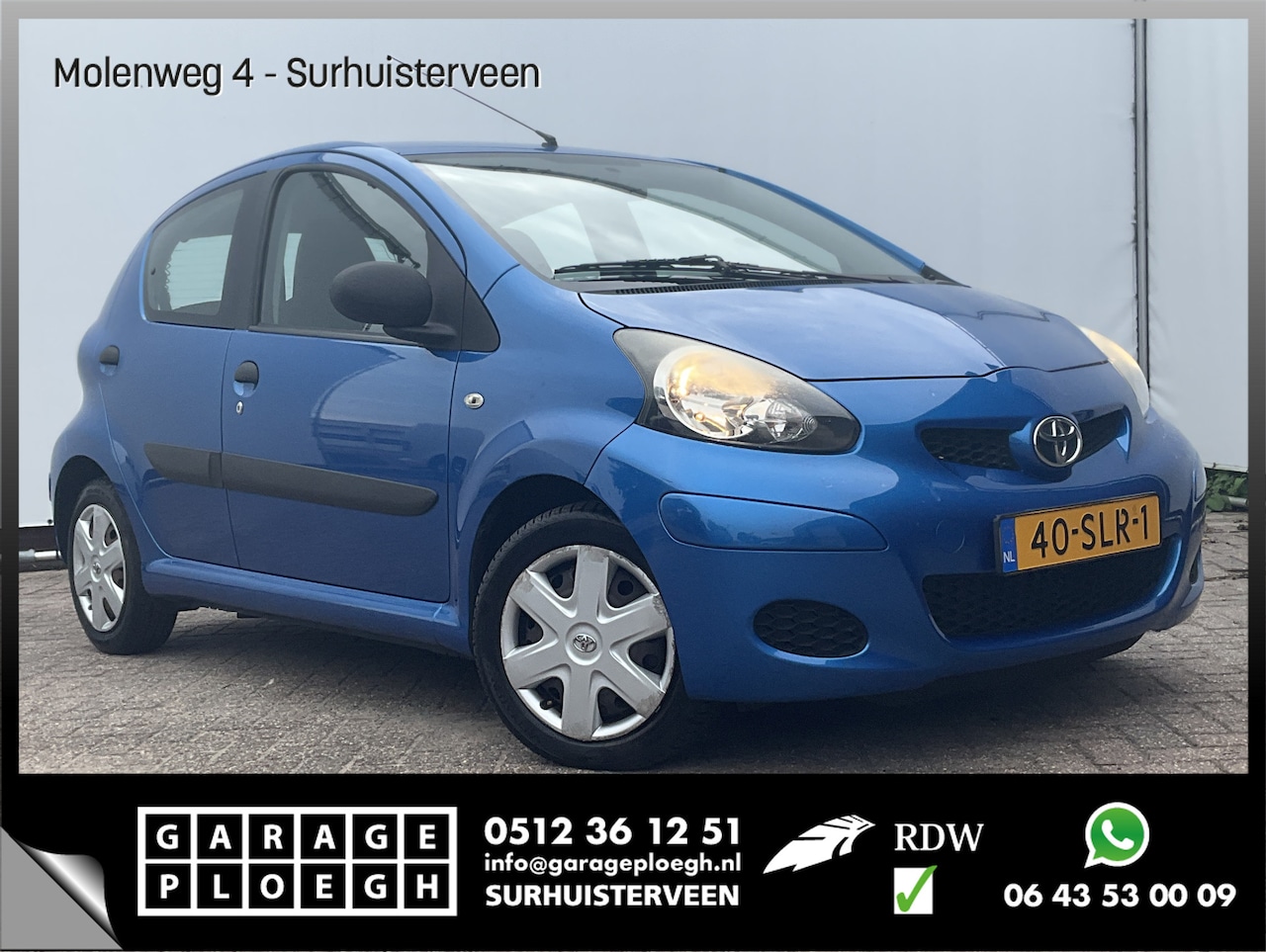 Toyota Aygo - 1.0-12V Now 1e eig 5-Deurs Elek.Pakket Airco Blue Beauty! - AutoWereld.nl