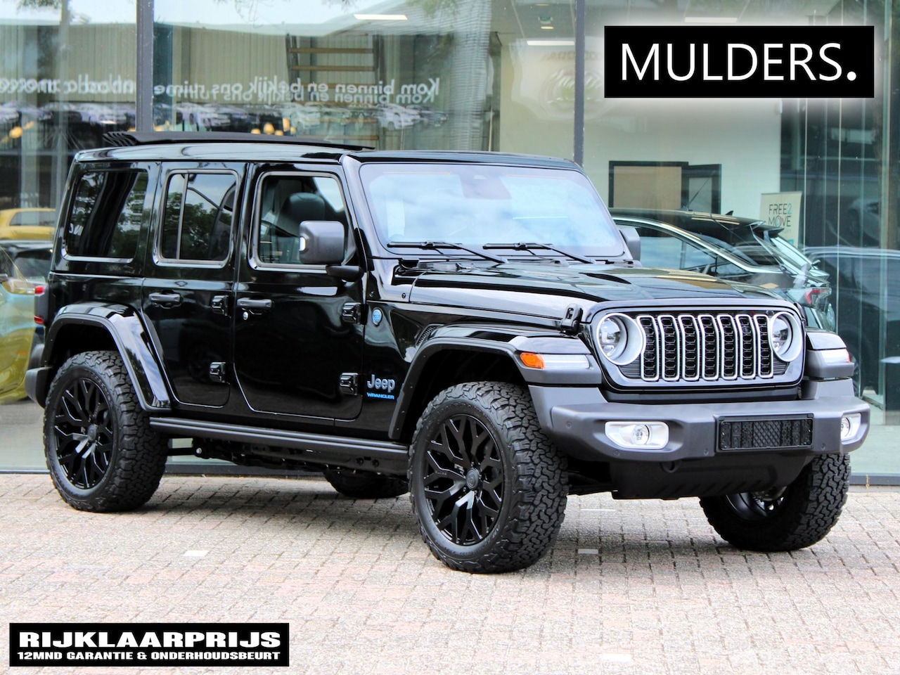 Jeep Wrangler Unlimited - 4xe 380 Sahara | VOORRAAD KORTING / BRUTE WIELEN - AutoWereld.nl